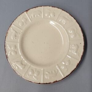 Bass Pro Shops Wilderness Salad Plate 7.5" Crackle Glaze Wildlife Animal Ceramic
